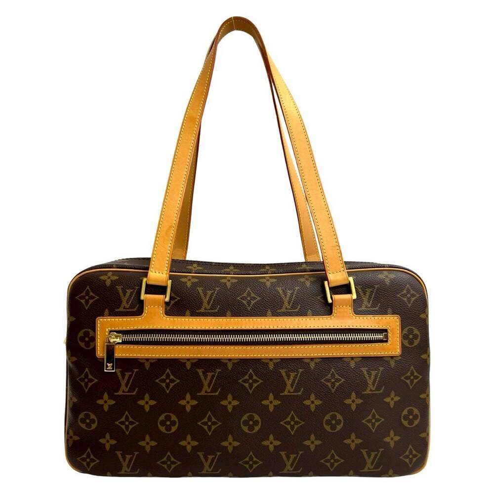 LOUIS VUITTON Brown Monogram Leather Shoulder Bag